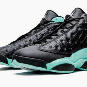 Air Jordan retro 13 island green amd black store sneakers