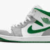 air jordan 1 mid se grey pine green white 2799 57806