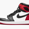 wmns air jordan Kids 1 high og satin black toe 2799 61500