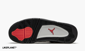 Air Jordan Hydro Retro 4 Mens Black-Orange Slippers 705163-021 On Sale