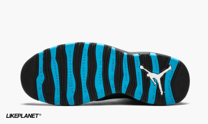 Nike Air Jordan 1 Low OG Black and Dark Powder Blue UNC 28cm