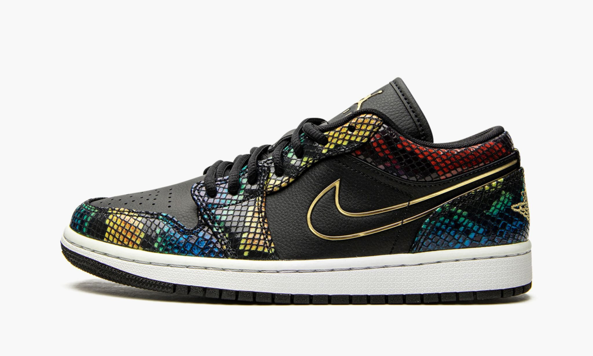 air jordan 1 low wmns multicolor snakeskin 2799 87642