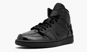 4-Wmns Air Jordan 1 Mid "Black Patent Leather" - 2799-95110