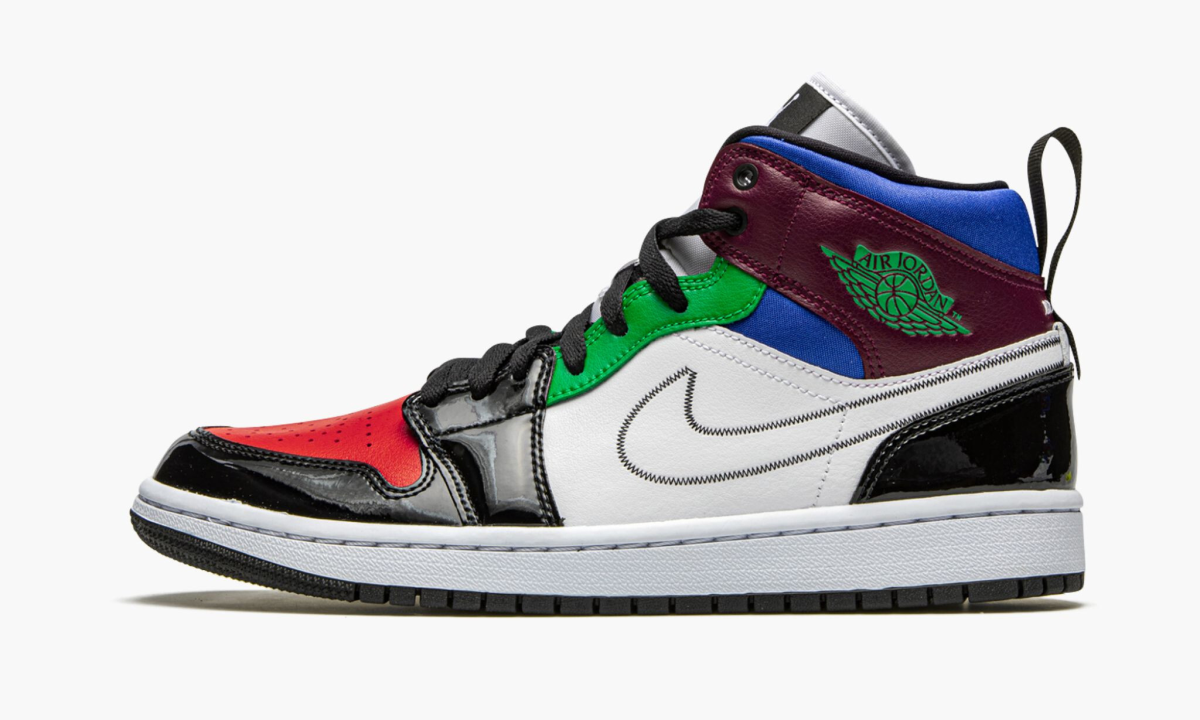 wmns air jordan 1 mid se multicolor 2799 96458