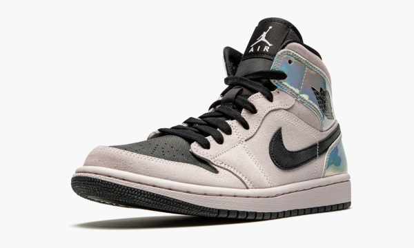 Womens air jordan 1 mid outlet iridescent