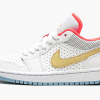 wmns air jordan 1 low se white sesame flash crimson 2799 102189