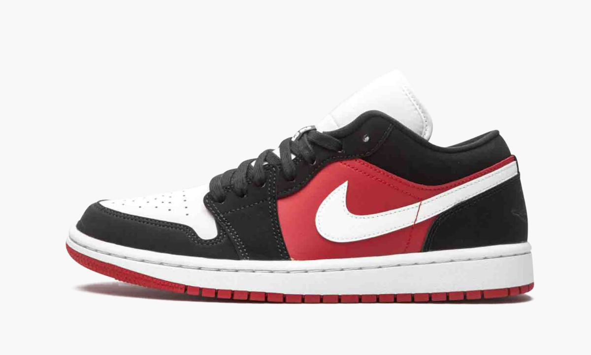 wmns air jordan 1 low black white gym red 2799 124778