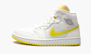 wmns air owned jordan 1 mid se voltage yellow 2799 128345
