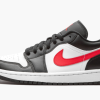 wmns air jordan 1 low siren red black white 2799 128626