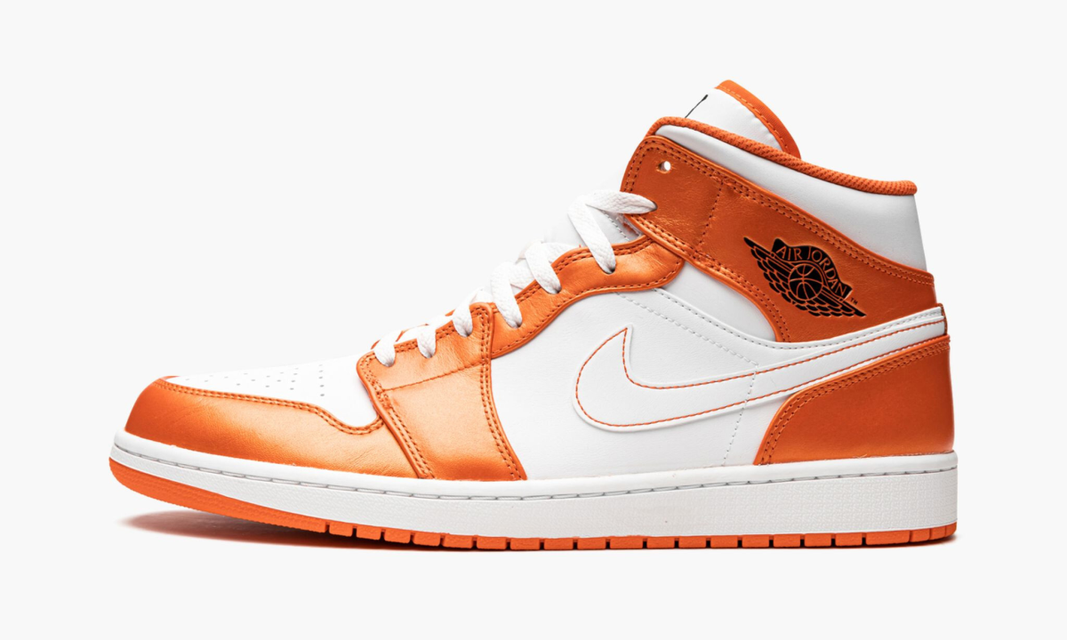 Air jordan 1 mid femme orange new arrivals