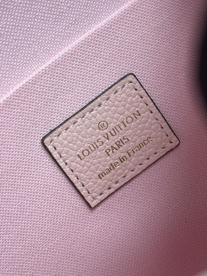 10 louis vuitton felicie pochette monogram empreinte pink for women womens bags shoulder and crossbody bags 83in21cm lv m80498 2799 100