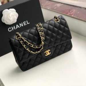 7 chanel classic flap bag 25cm gold hardware lambskin leather springsummer collection blackburgundy 2799 103