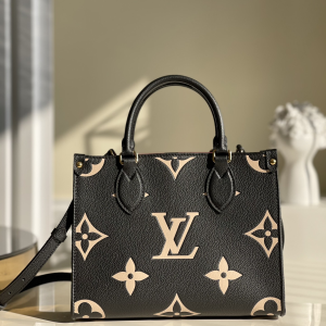 Portafogli Louis Vuitton Sarah in tela monogram e pelle marrone