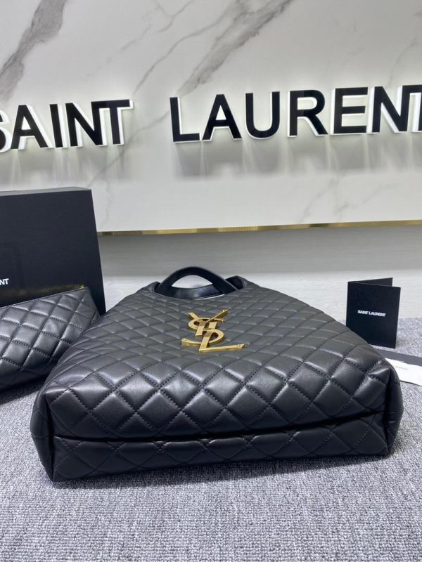6 saint laurent icare maxi shopping bag for women 169in43cm black ysl 698651aaang1000 2799 111
