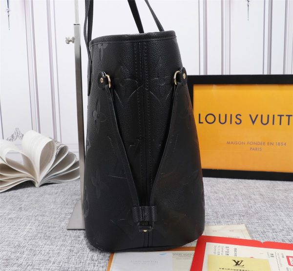 5 louis vuitton neverfull mm tote bag monogram empreinte black for women womens handbags shoulder bags 122in31cm lv m45685 2799 113