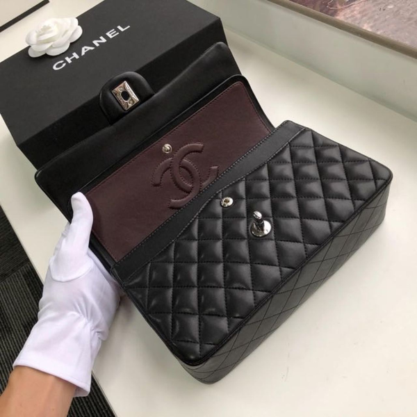 2 chanel classic handbag black for women 99in255cm a01112 2799 116