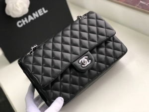 6 chanel classic handbag black for women 99in255cm a01112 2799 116