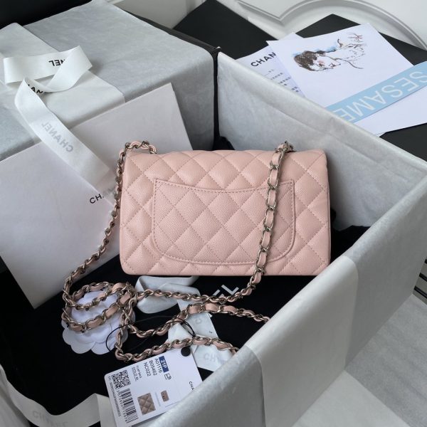 1 chanel mini classic handbag pink for women 79in20cm 2799 117