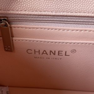 3-chanel H4663 Mini Classic Handbag Pink For Women 7.9in/20cm  - 2799-117