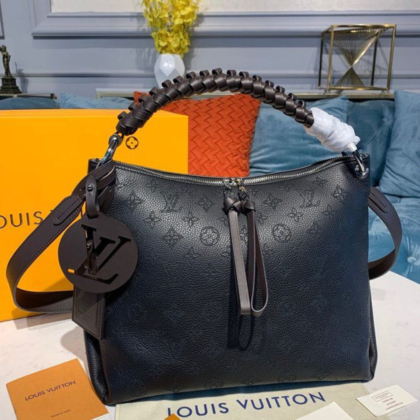 Louis Vuitton Beaubourg Hobo MM Black For Women, Women’s Handbags, Shoulder And Crossbody Bags 12.6in/32cm LV M56073  - 2799-124