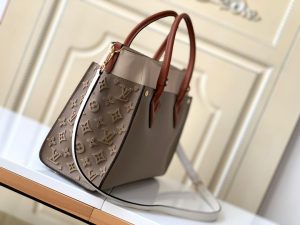 5 louis vuitton on my side mm tote bag monogram tufting on nappa softy for women womens handbags shoulder bags 12in31cm galet grey lv m53825 2799 130