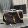 saint laurent cassandra medium chain bag black for women 86in22cm ysl 2799 133