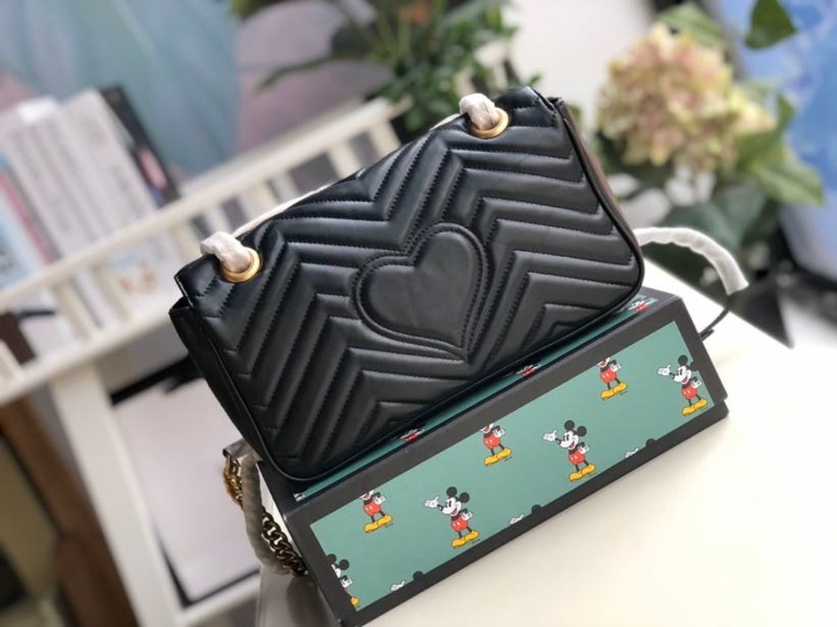 1 gucci gg marmont small matelasse shoulder bag black matelasse chevron for women 10in26cm 443497 dtdit 1000 2799 134