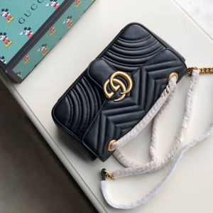 7 gucci gg marmont small matelasse shoulder bag black matelasse chevron for women 10in26cm 443497 dtdit 1000 2799 134