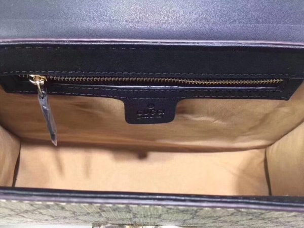 4 gucci padlock medium gg shoulder bag beigeebony supreme canvas for women womens handbags crossbody bags 12in30cm gg 409486 2799 141