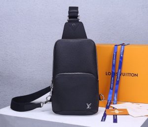 louis vuitton avenue sling bag taiga black for men mens bags messenger and crossbody bags 122in31cm lv m30443 2799 154