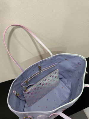 12 louis vuitton neverfull mm tote bag monogram canvas sunrise pastel for women womens handbags shoulder bags 122in31cm lv m46077 2799 167
