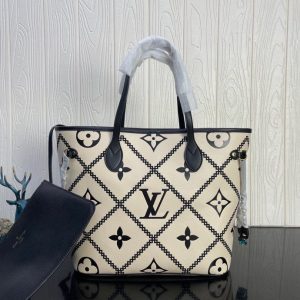louis vuitton neverfull mm monogram empreinte beige for women womens handbags tote bags 122in31cm lv m46039 2799 176