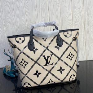 1 louis vuitton neverfull mm monogram empreinte beige for women womens handbags tote bags 122in31cm lv m46039 2799 176