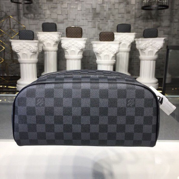 1 louis vuitton king size toiletry damier graphite canvas for women womens bags travel bags 11in28cm lv 2799 180
