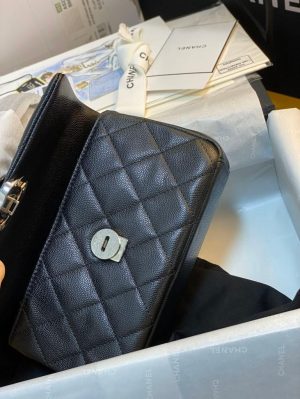 1 chanel small flap bag black for women 78in20cm 2799 189
