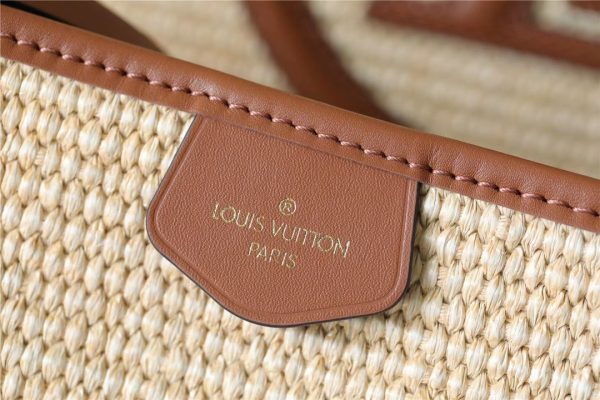 2 louis vuitton saint jacques raffia caramel brown for women womens handbags shoulder and crossbody bags 224in57cm lv m59963 2799 194