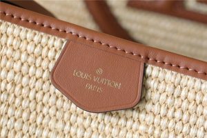 9 louis vuitton saint jacques raffia caramel brown for women womens handbags shoulder and crossbody bags 224in57cm lv m59963 2799 194
