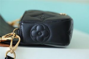 2-Louis Vuitton Wallet On Strap Bubblegram Monogram In Wallets and Small Leather Goods For Women M81398 7.9in/20cm LV M81398  - 2799-195