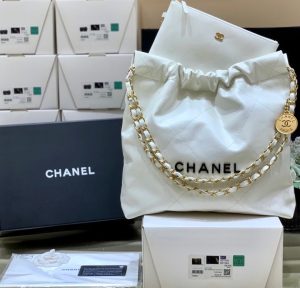 5 chanel studded 22 handbag white for women 144in37cm as3261 b08038 10601 2799 198