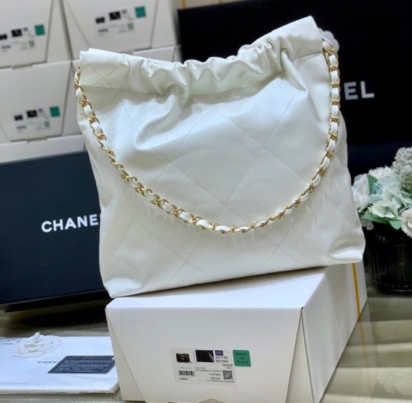 8 chanel This 22 handbag white for women 144in37cm as3261 b08038 10601 2799 198