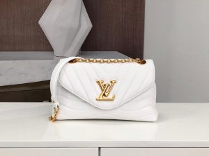 Louis Vuitton New Wave Chain Bag White For Women, Women’s Handbags, Shoulder And Crossbody Bags 9.4in/24cm LV M58549  - 2799-203