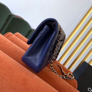 7 chanel classic handbag navy blue for women 99in255cm a01112 2799 213