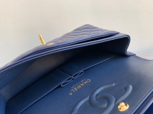 8 chanel classic handbag navy blue for women 99in255cm a01112 2799 213