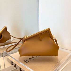 fendi first small brown for women womens handbags shoulder and crossbody bags 102in26cm ff 8bp129abvef0nyj 2799 217