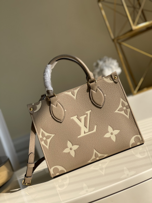 3-Louis Vuitton Handle Bag 25cm Light-Brown  - 2799-222