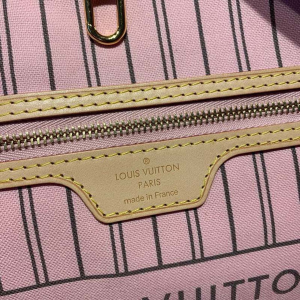 1 louis vuitton neverfull gm tote bag monogram canvas rose ballerine pink for women womens handbags shoulder bags 157in39cm lv 2799 224