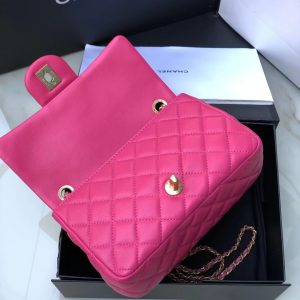 1 chanel flap bag with cc ball on strap pink for women womens handbags shoulder and crossbody bags 78in20cm as1787 2799 230