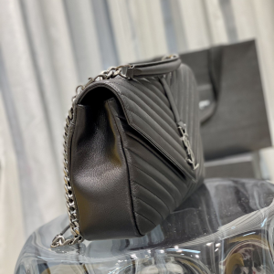 6 saint laurent college large chain bag black with silver tonedhardware for women 126in32cm ysl 600278brm041000 2799 235