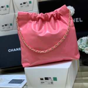 9 chanel 22 handbag coral pink for women 144 in37cm as3261 b08037 nh621 2799 237