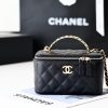 chanel small vanity case black for women 67in17cm as3171 2799 238